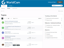 Tablet Screenshot of forum.worldcam.pl