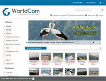 Tablet Screenshot of fr.worldcam.eu